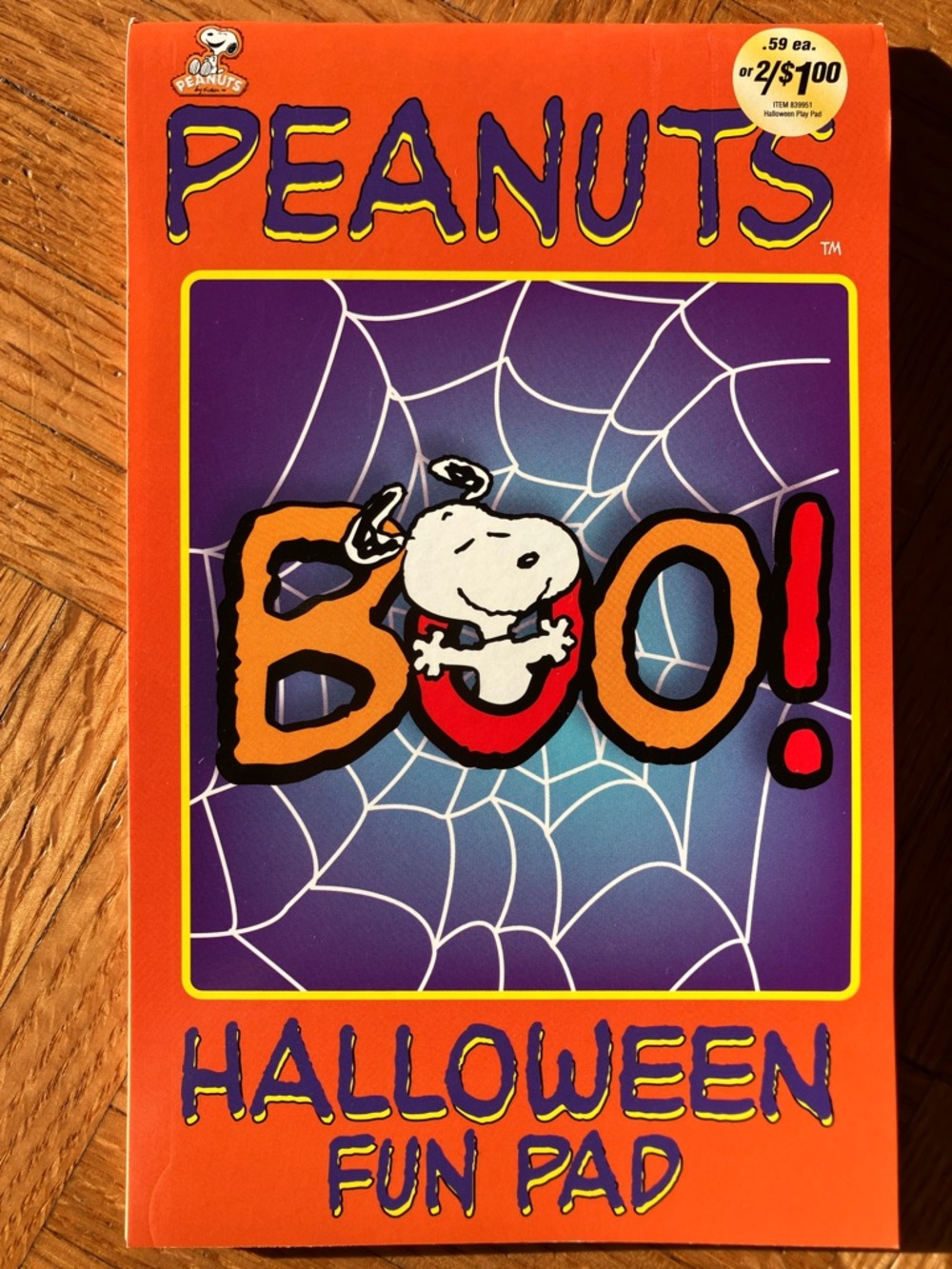 Peanuts Halloween Fun Pad - 8" x 5" Activity Pad